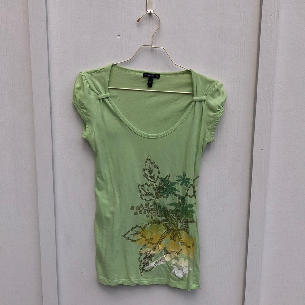 Cute green tee